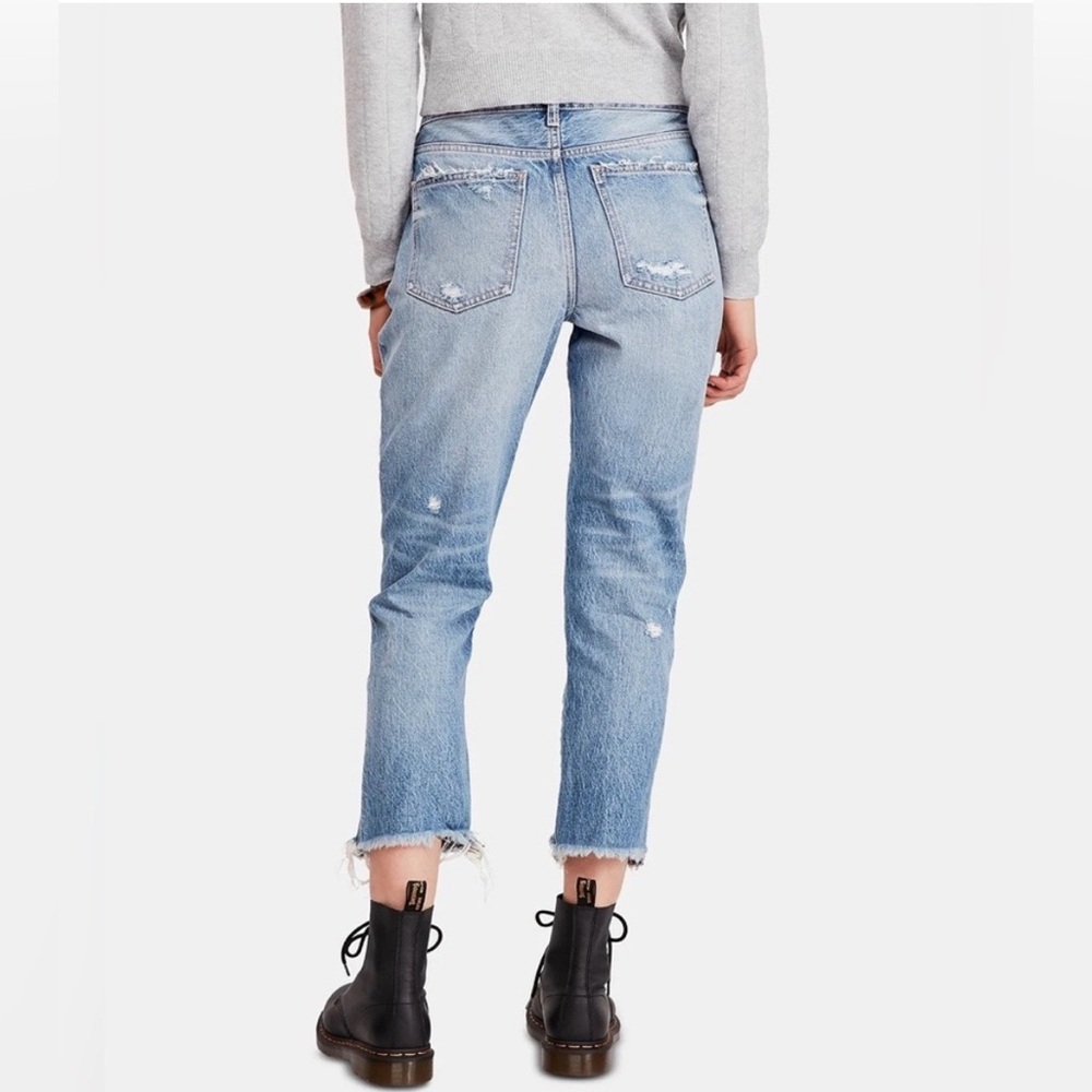 Free people We the free Good Time Relaxed Jeans. Color November Rain - Picture 3 of 9